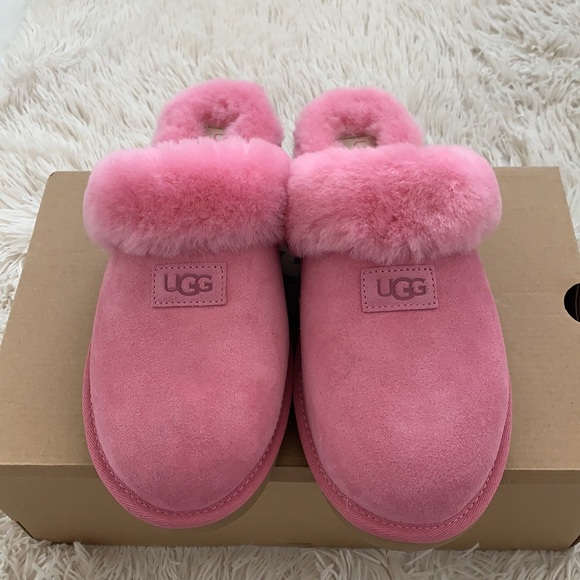 Authentic ugg genuine shearling slipper in wild berry - Picture 2 of 11